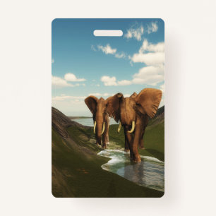 Elephant ID Badge