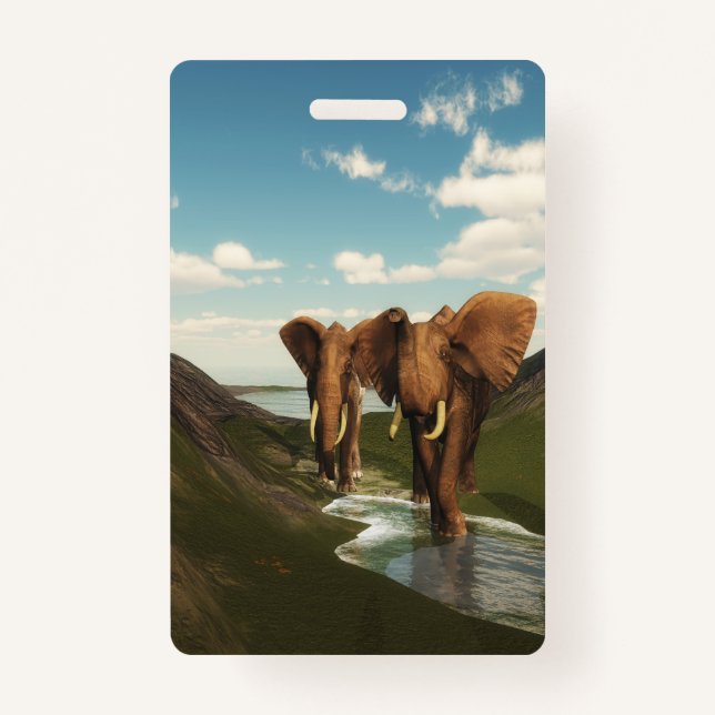 Elephant ID Badge (Front)