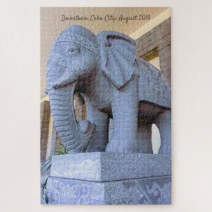 Elephant in Cebu City Jigsaw Puzzle