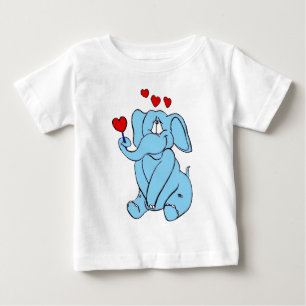 Elephant In Love Baby T-Shirt