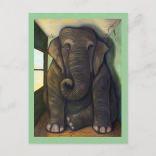 Elephant In The Room Postcard