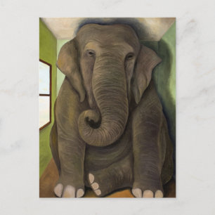 Elephant In The Room Postcard