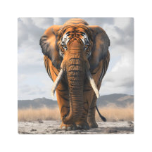 Elephant In Tiger Disguise