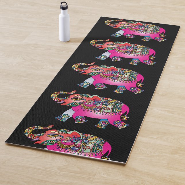 ELEPHANT INDIA ART REVERSIBLE YOGA MATS (In Situ)