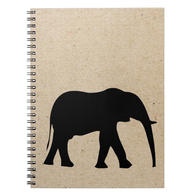 elephant ink stamped journal (Front)