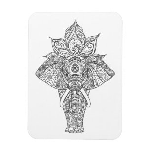 Elephant Inspired Magnet