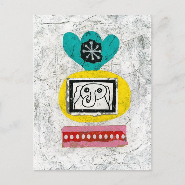 Elephant Is Wired Postcard (Front)