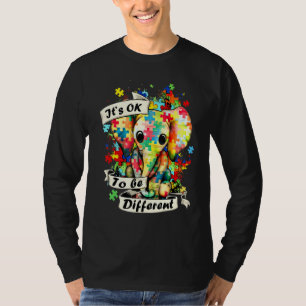 Elephant It's Ok To Be Different Autism Mum For Au T-Shirt