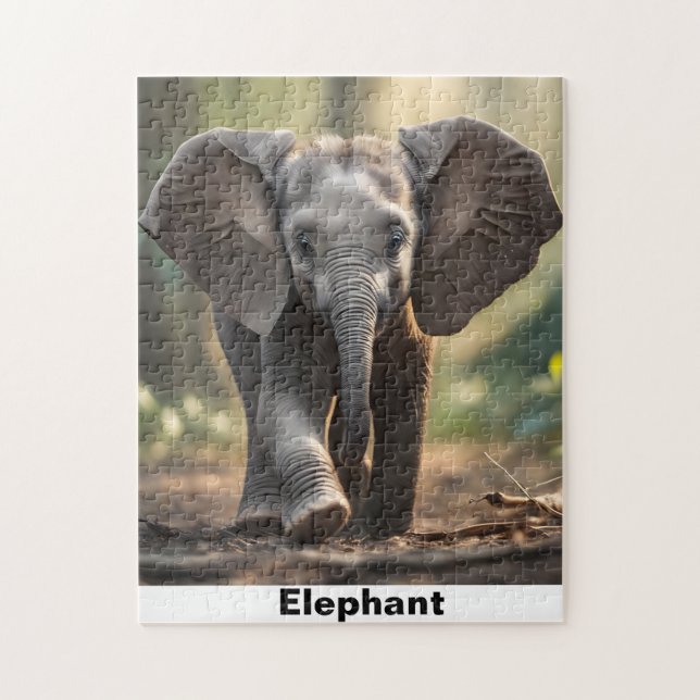 Elephant jigsaw Puzzle (Vertical)
