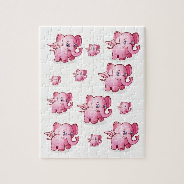 Elephant Jigsaw Puzzle (Vertical)