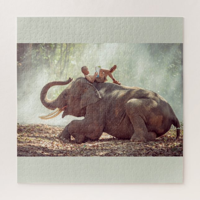 Elephant Jigsaw Puzzle (Vertical)