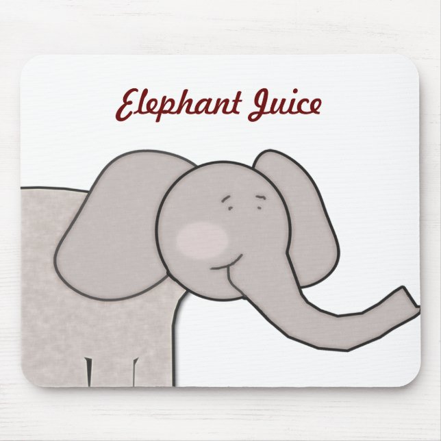 Elephant Juice Mouse Mat (Front)