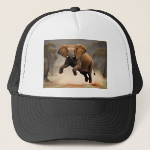 Elephant Kangaroo Hop, Trucker Hat