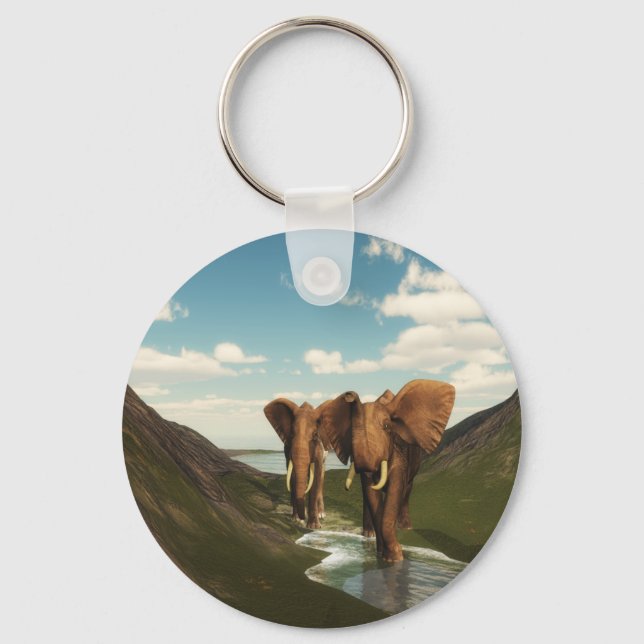 Elephant Key Ring (Front)