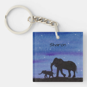 Elephant Key Ring