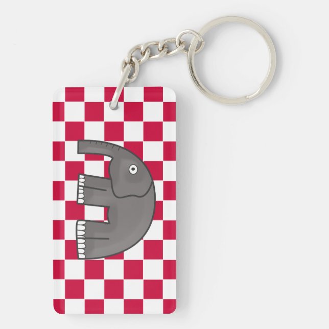 elephant key ring (Back)