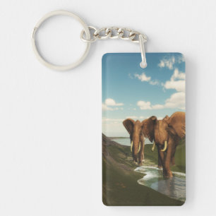 Elephant Key Ring