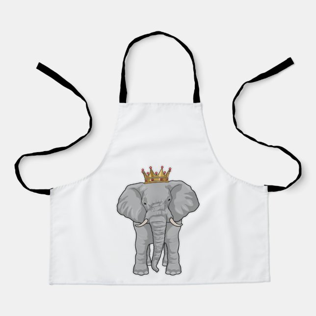 Elephant King Crown Apron (Front)