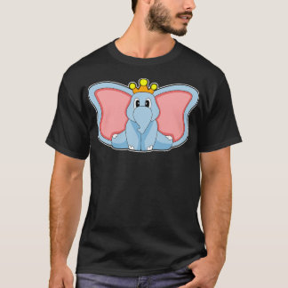Elephant King Crown T-Shirt