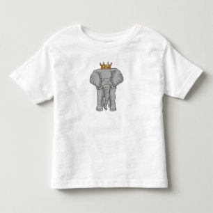 Elephant King Crown Toddler T-Shirt