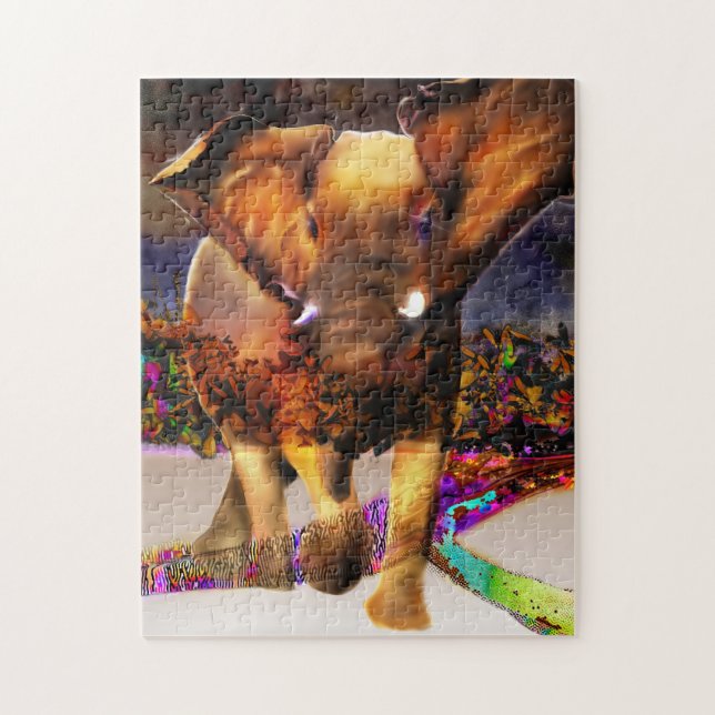 elephant king jigsaw puzzle (Vertical)