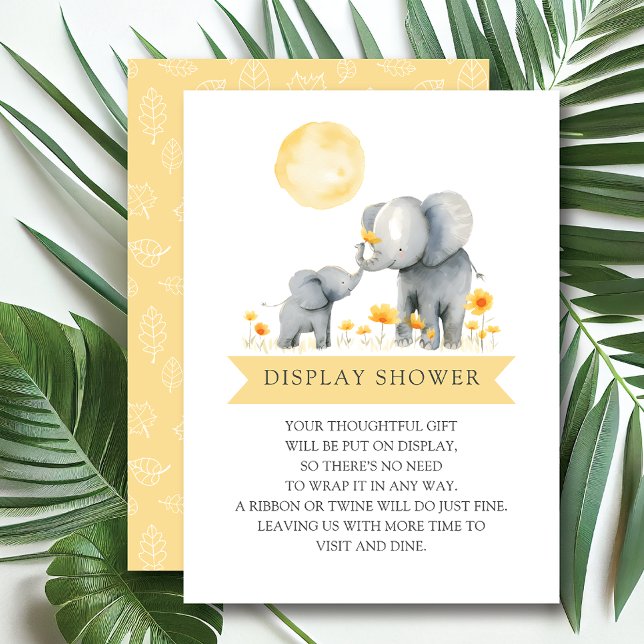 Elephant Kisses Gift Display Shower Enclosure Card (Creator Uploaded)