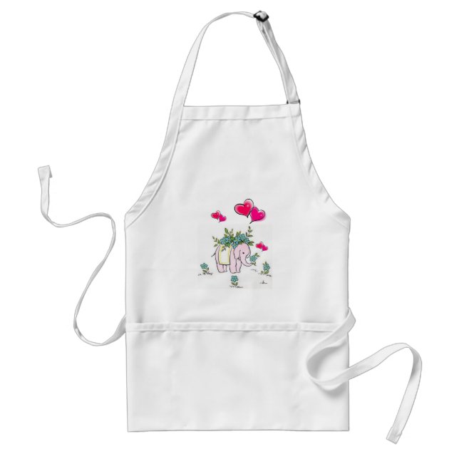 Elephant Kitchen Apron (Front)