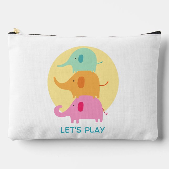 elephant , let's play accessory pouch (Front)