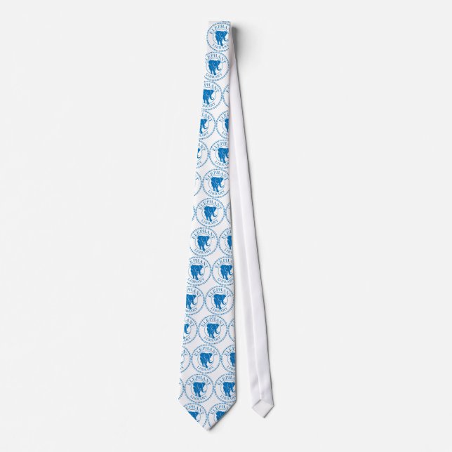 Elephant Library Tie (Front)