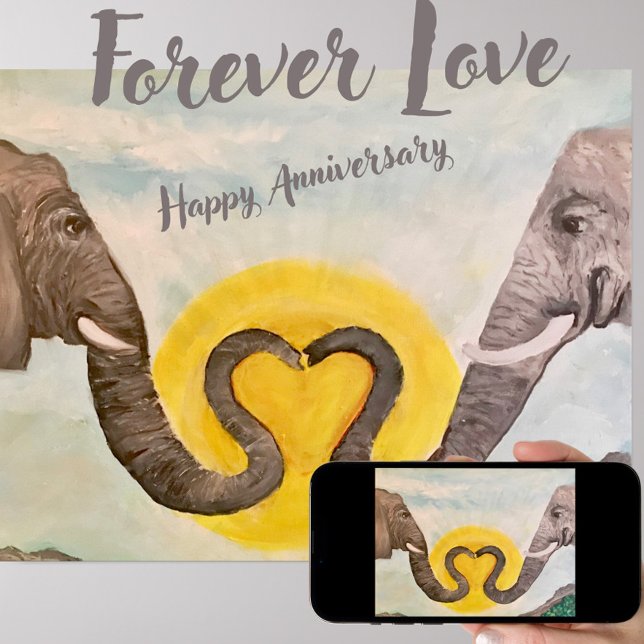 Elephant Life of Love Sunrise to Sunset Poster (Creator Uploaded)