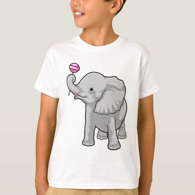 Elephant Lollipop T-Shirt (Front)