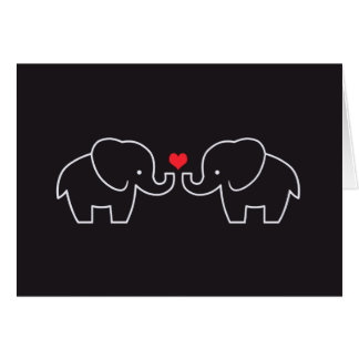 Elephant Love Card