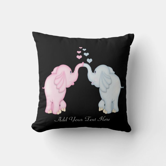 Elephant Love Cushion (Front)