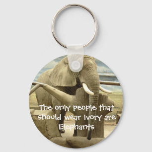 Elephant Love Key Ring