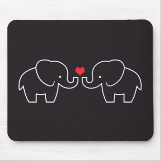 Elephant Love Mousepad