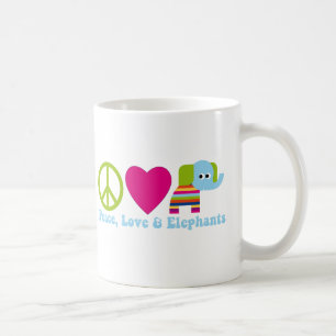 Elephant Love Tees and Gifts - 2 Styles,Great Gift Coffee Mug