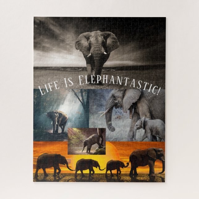Elephant Lover Fantastic Jigsaw Puzzle (Vertical)