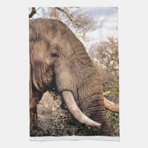 Elephant Lovers Art Tea Towel