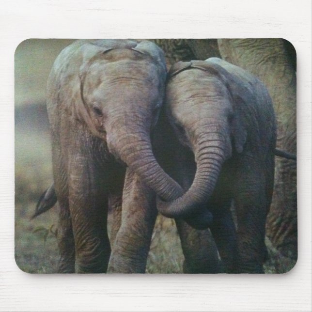 ELEPHANT LOVING COUPLE MOUSEPAD (Front)