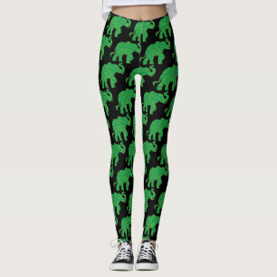 Elephant made in Shamrocks Leggings