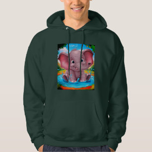 Elephant Men's Basic Hoody Sweatshirt