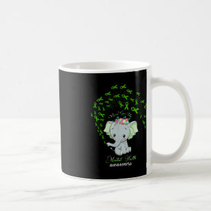 elephant mental health awareness gift warrior men coffee mug