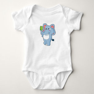 Elephant Mobile Baby Bodysuit