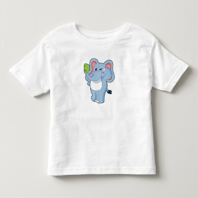 Elephant Mobile Toddler T-Shirt (Front)