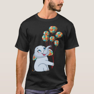 Elephant Mom Autism Child Awareness Choose Kindnes T-Shirt