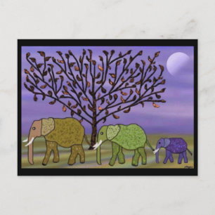 Elephant Moon Postcard