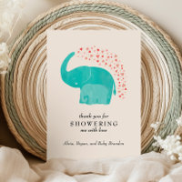 Elephant Mother and Calf Baby Shower Personalised