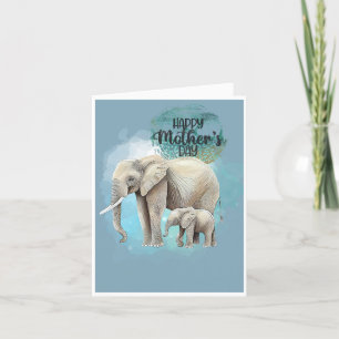 Elephant Mother's Day Card