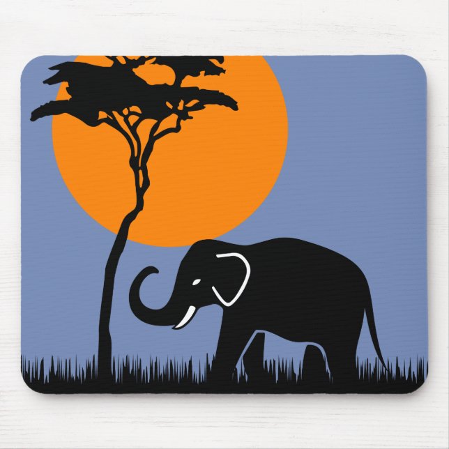 Elephant Mouse Mat (Front)