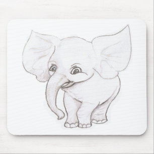 Elephant Mouse Mat